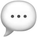 Emoji Bulle de texte